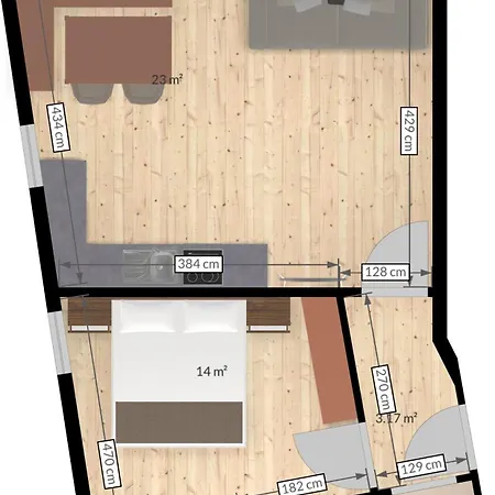 祖阿尔坦穆赫膳食公寓酒店 3*